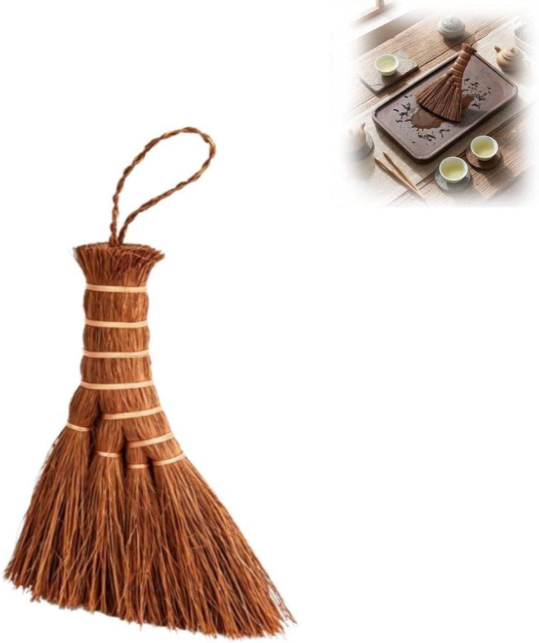 HERCHR Mini Stroh-Handfeger Indoor