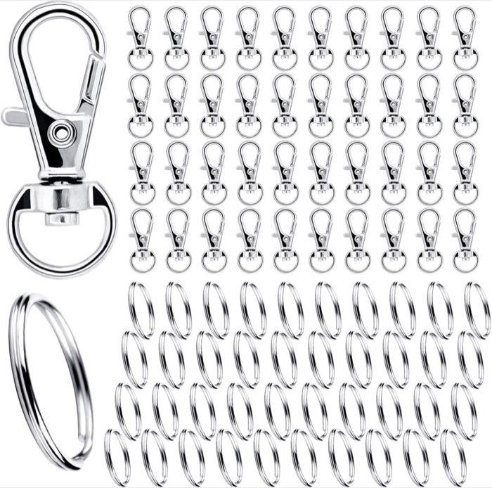 DKBT DKBT Schlüsselringe + Karabiner 80 Stück - Produktbild
