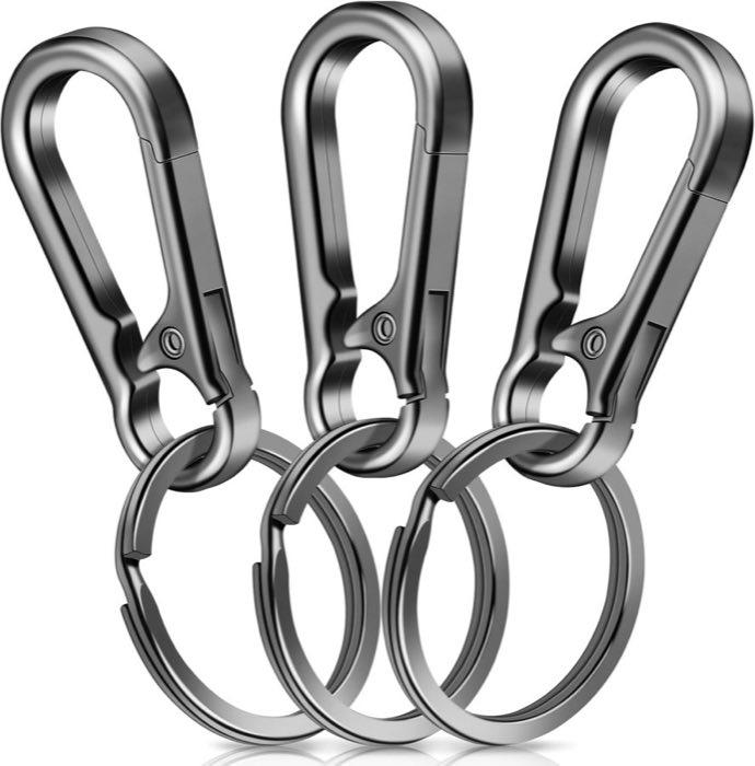 Caianwin Karabiner-Schlüsselanhänger 3er