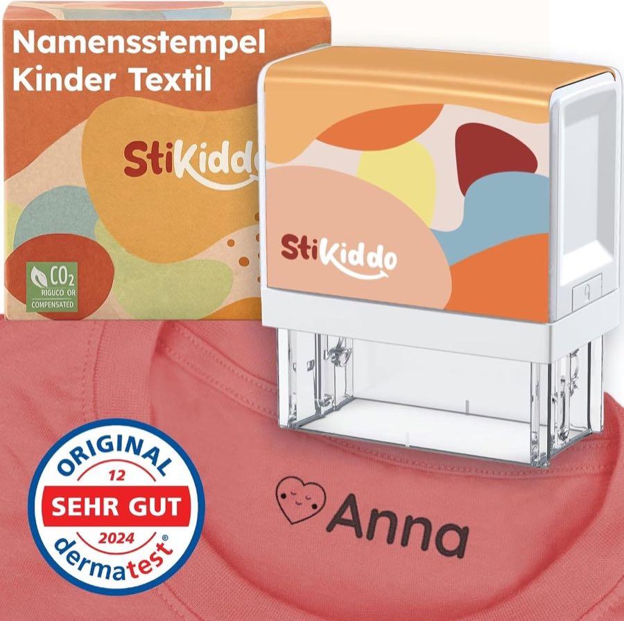 StiKiddo Namensstempel Textilstempel personalisiert