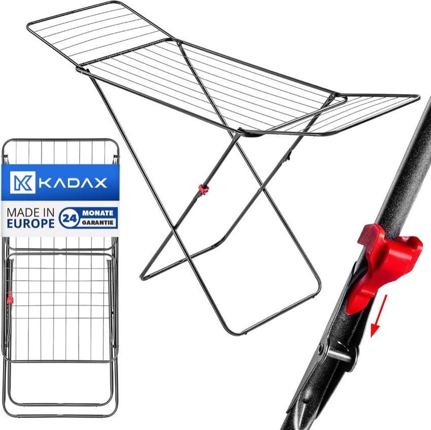 KADAX KADAX Flügelwäscheständer 18 m Anthrazit