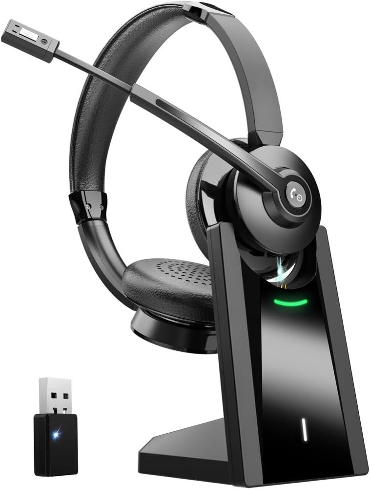 Earbay Bluetooth Headset mit Mikrofon und Ladestation