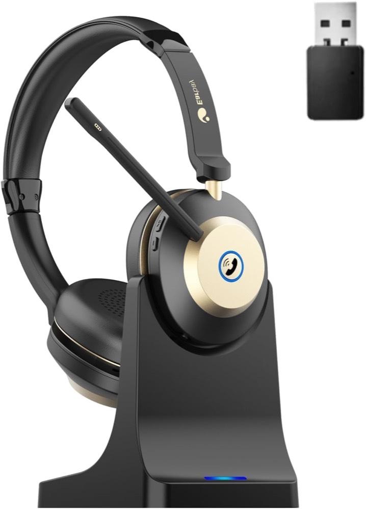Earbay Bluetooth Headset mit Ladestation und USB-Dongle