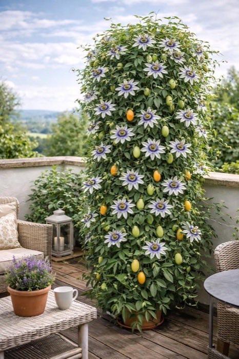 Blumen-Senf Passiflora caerulea