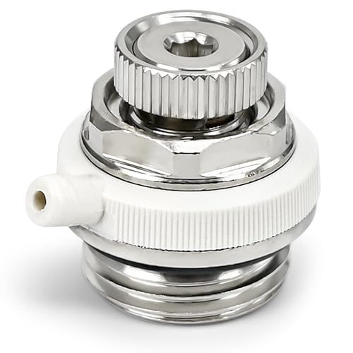 FLEXNOVA Heizkörper-Entlüftungsventil 1/2″ vernickeltes Messing