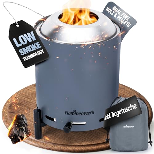Flammenwerk Tischfeuer Outdoor (Pellets & Holz)
