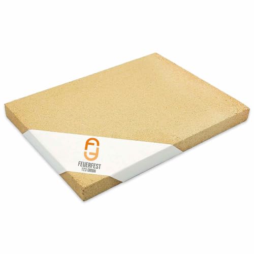 Feuerfest 123 Schamotteplatte 400×200×20 mm A35t