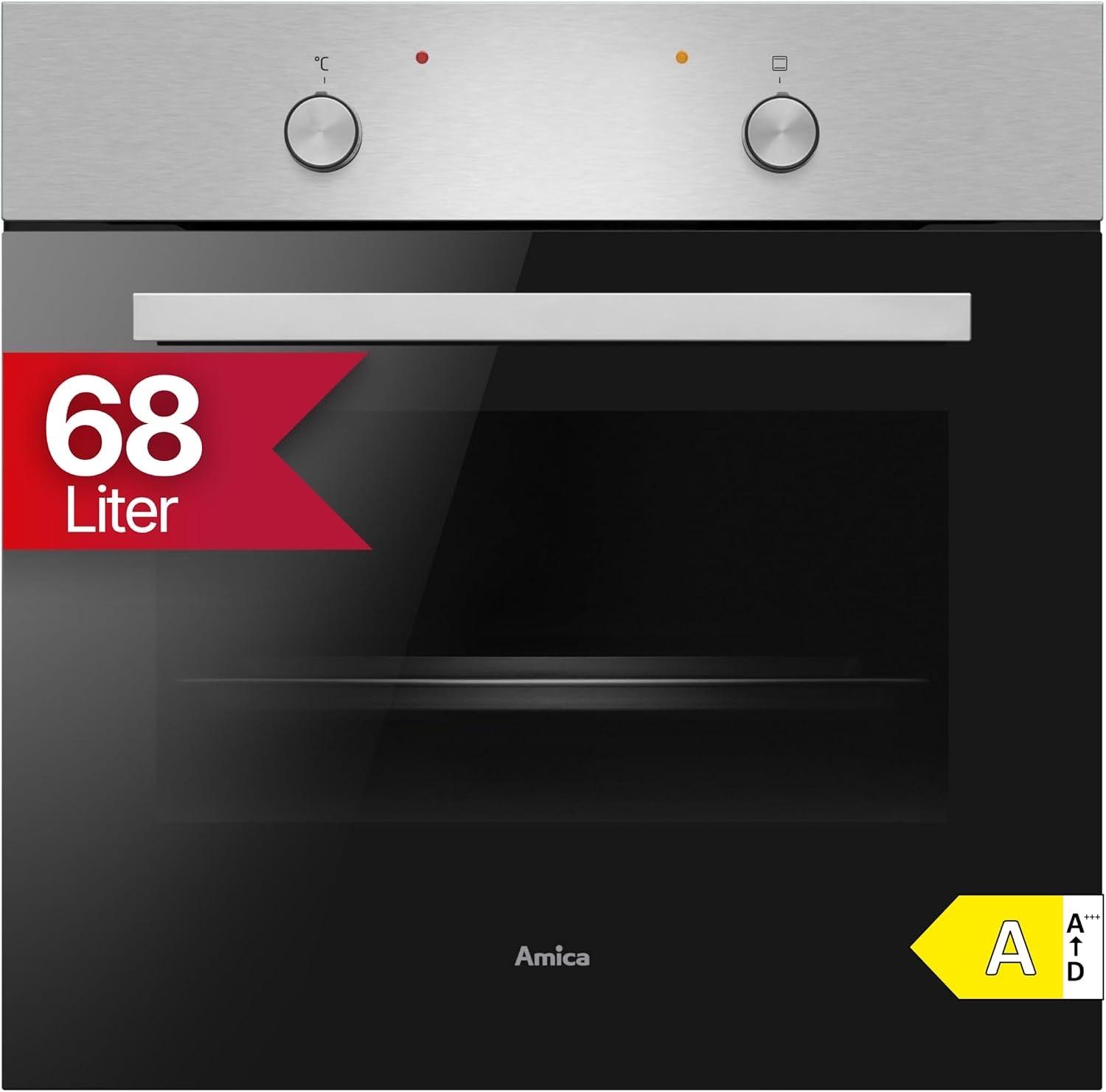 Amica ABE 9410 E Einbaubackofen 68 l