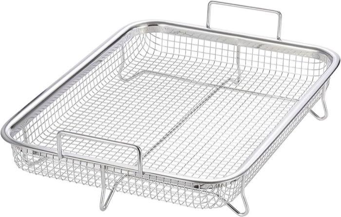 Spetebo Grillkorb 32×22 cm mit Griffen