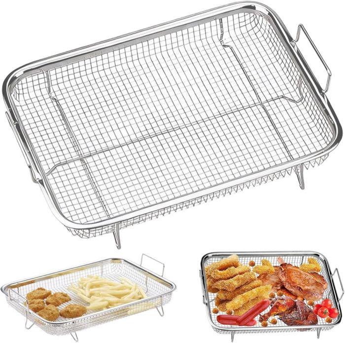 Seutmrou Edelstahl Grillkorb mit Griff