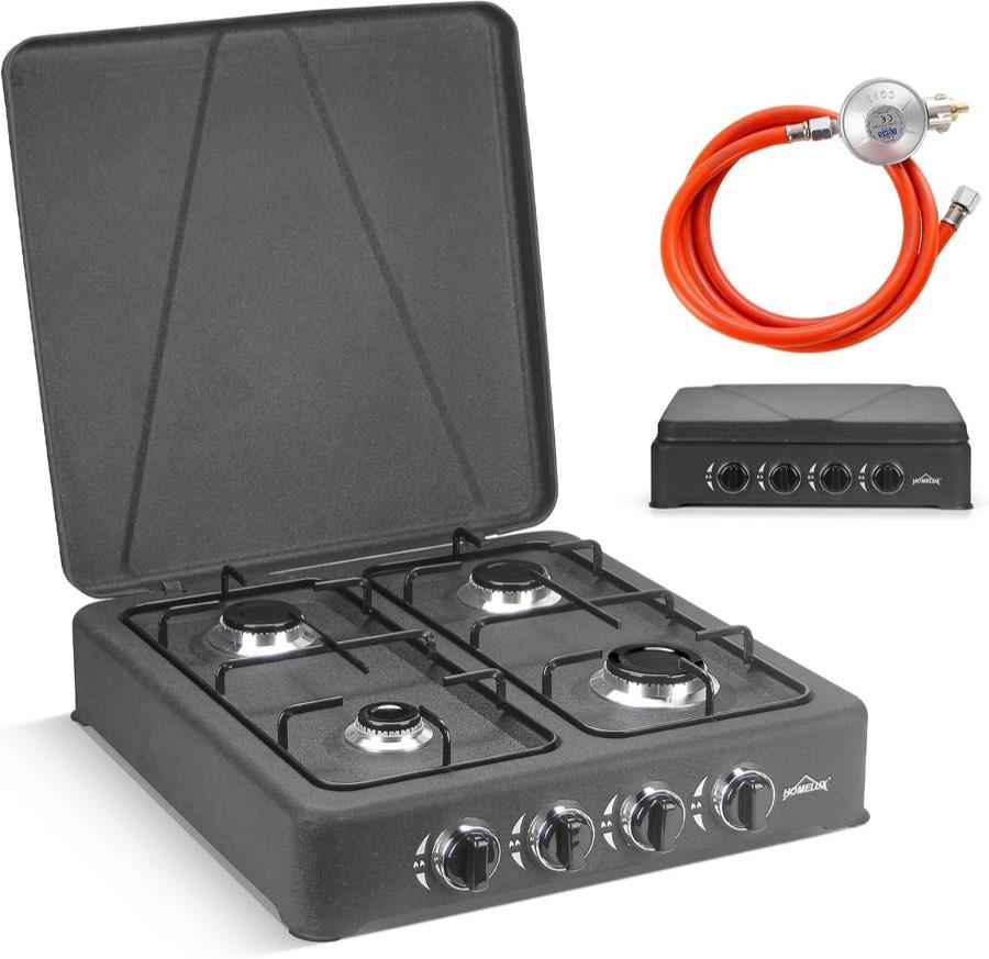 HOMELUX 4-Flammen-Outdoor-Gaskocher 6,2 kW