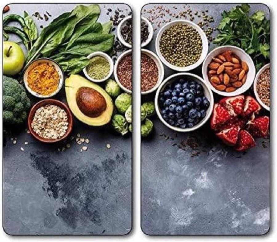 Kesper Glas-Herdabdeckplatte Healthy Kitchen 2×52×30 cm