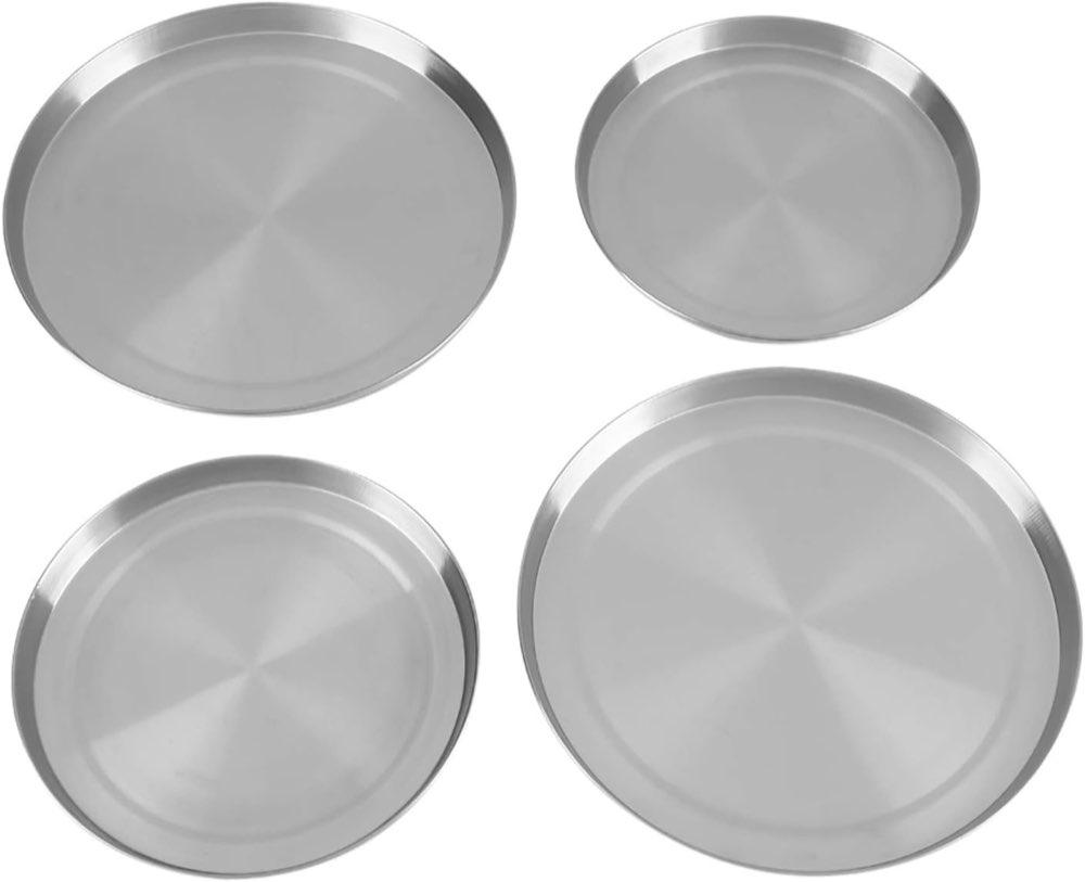 Watris Veiyi Edelstahl Herdabdeckplatten 4er Set