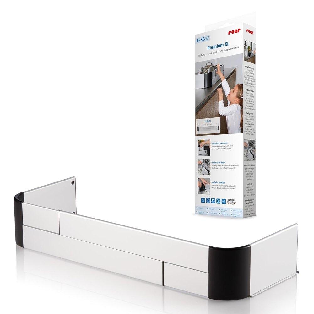 reer reer PREMIUM XL Herdschutzgitter 57–90 cm zum Kleben - Produktbild