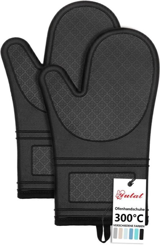 YUTAT Silikon-Ofenhandschuhe 2er bis 300°C