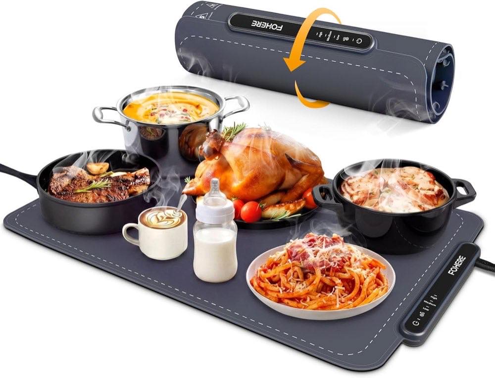 FOHERE FOHERE Silikon-Warmhaltematte 60×38 cm 250 W