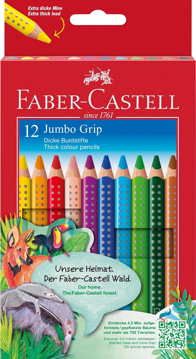 Faber-Castell Faber-Castell Jumbo Grip, 12er