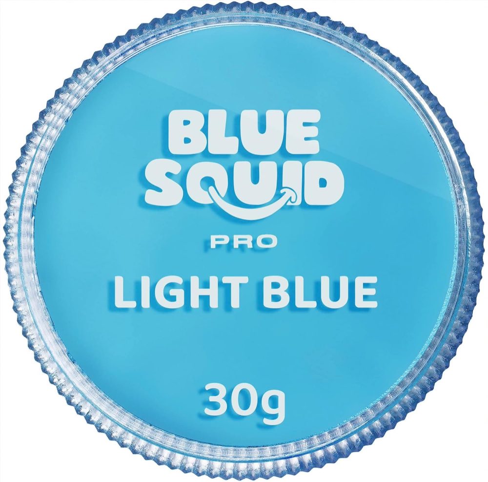 Blue Squid PRO Face Paint, Hellblau