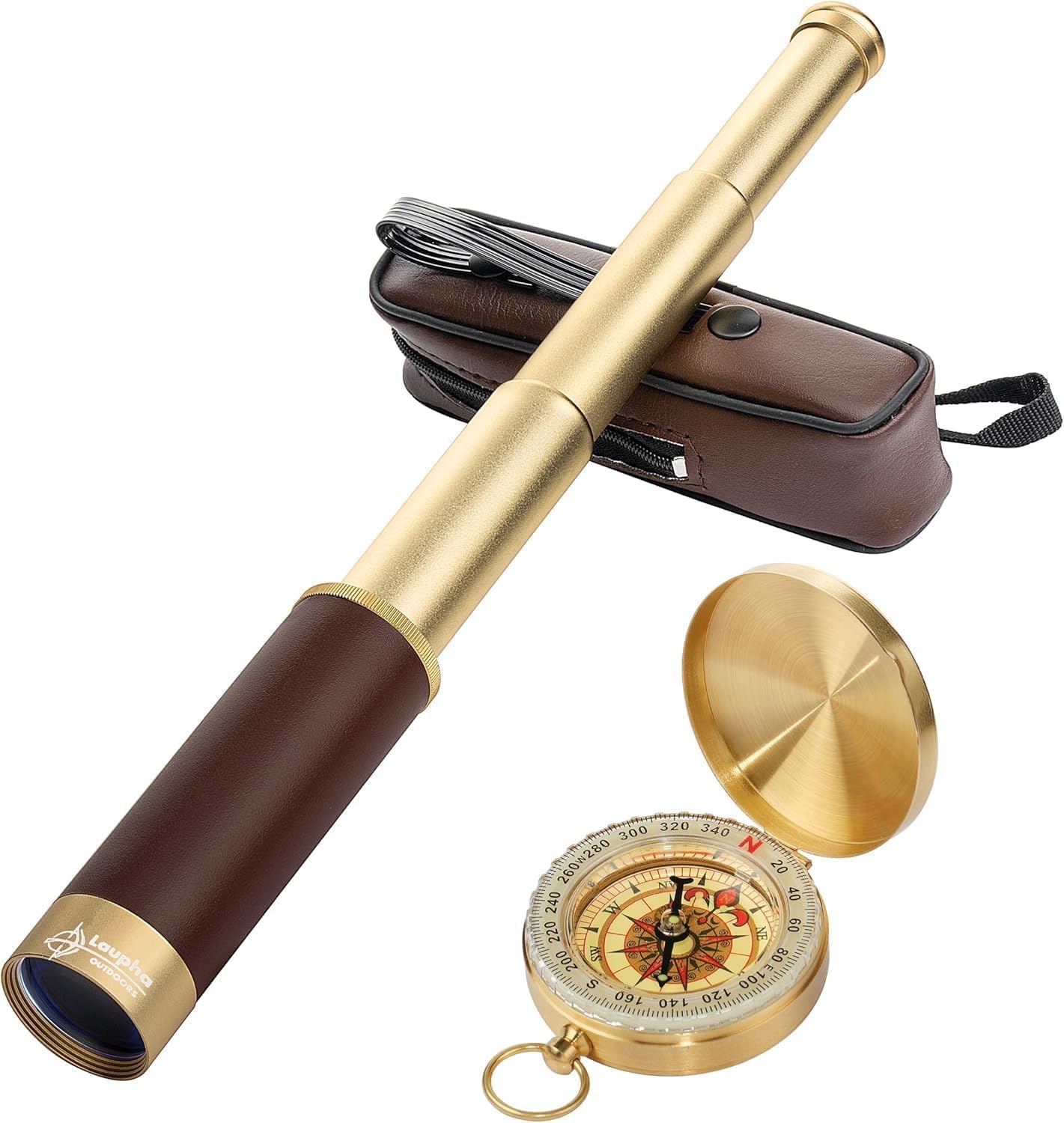 Laupha Spyglass 25×30 mit Kompass