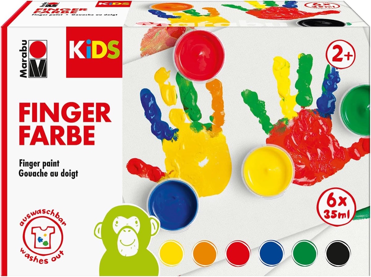 Marabu KiDS Fingerfarben 6×35 ml