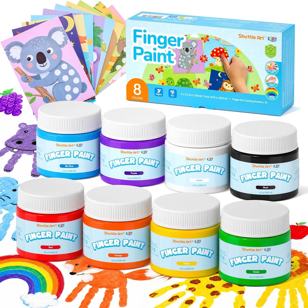 Testsieger Shuttle Art Fingerfarben