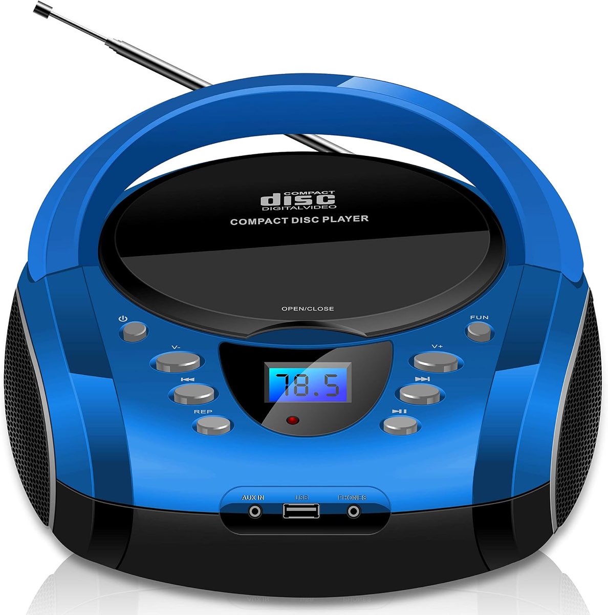 Cyberlux Boombox Blau
