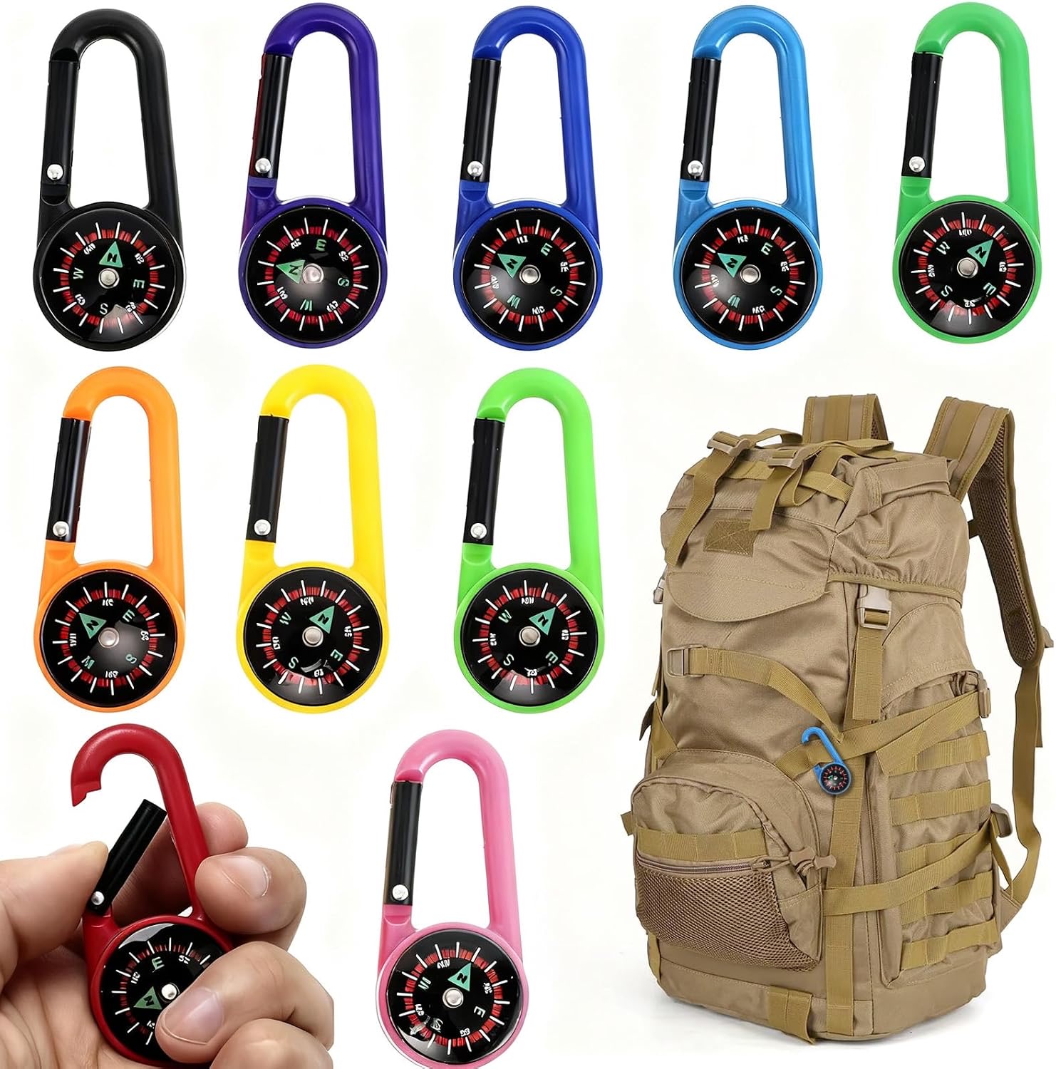 Fresilkora 10er Mini-Kompass