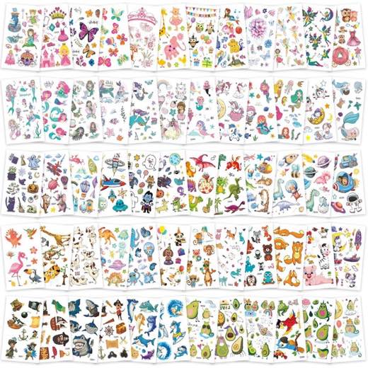 Zhtulck Tattoo Kinder 600+ Kindertattoos