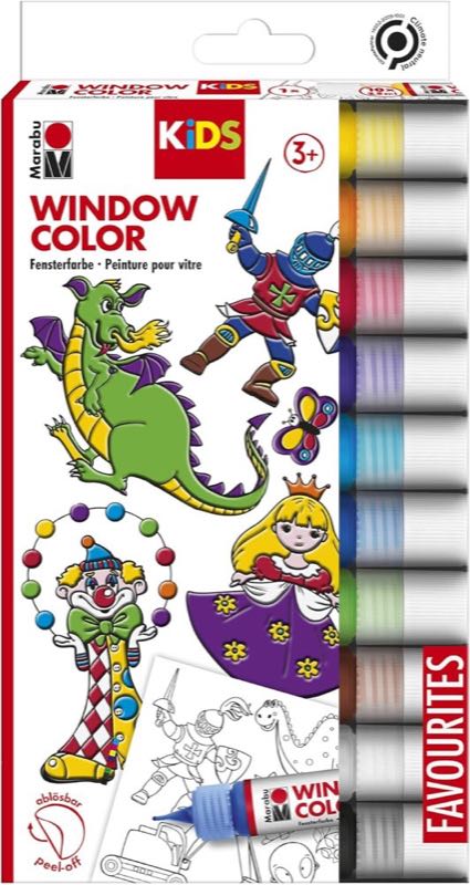 Marabu Marabu KiDS Window Color, 10 × 25 ml