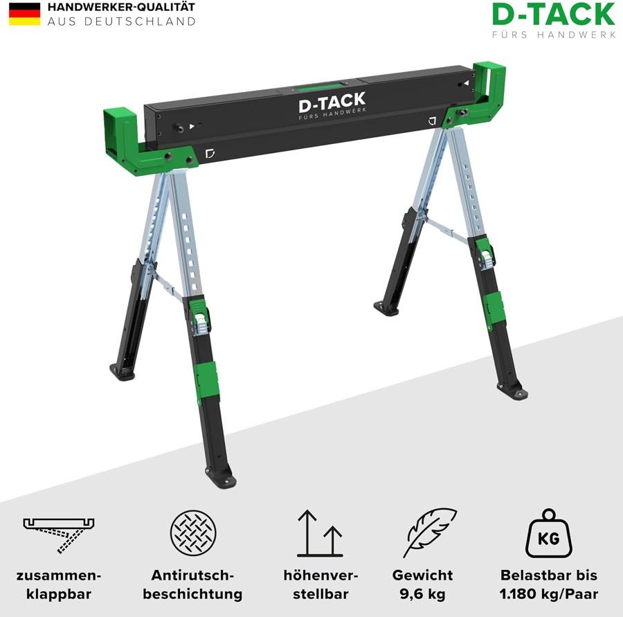 D-TACK Arbeitsbock Multifunktion 2er