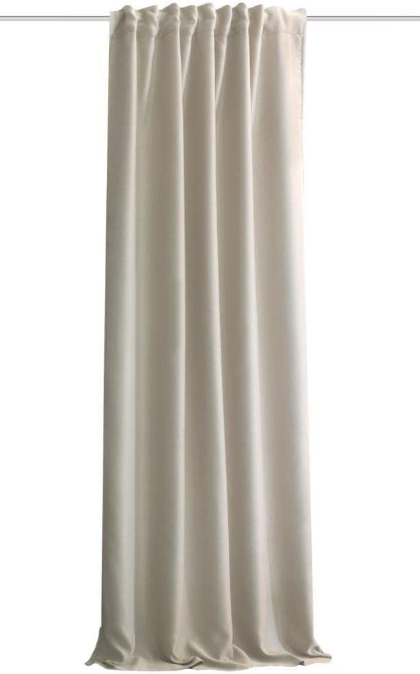 HOMEbasics Akustikvorhang ACUSTICO, Natur, 245 × 135 cm