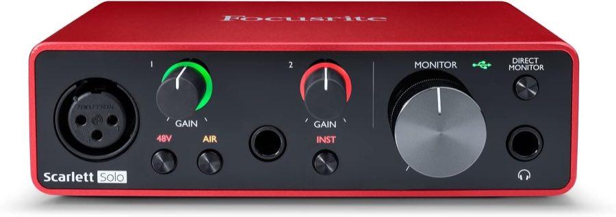 Testsieger Focusrite Scarlett Solo 3rd Gen