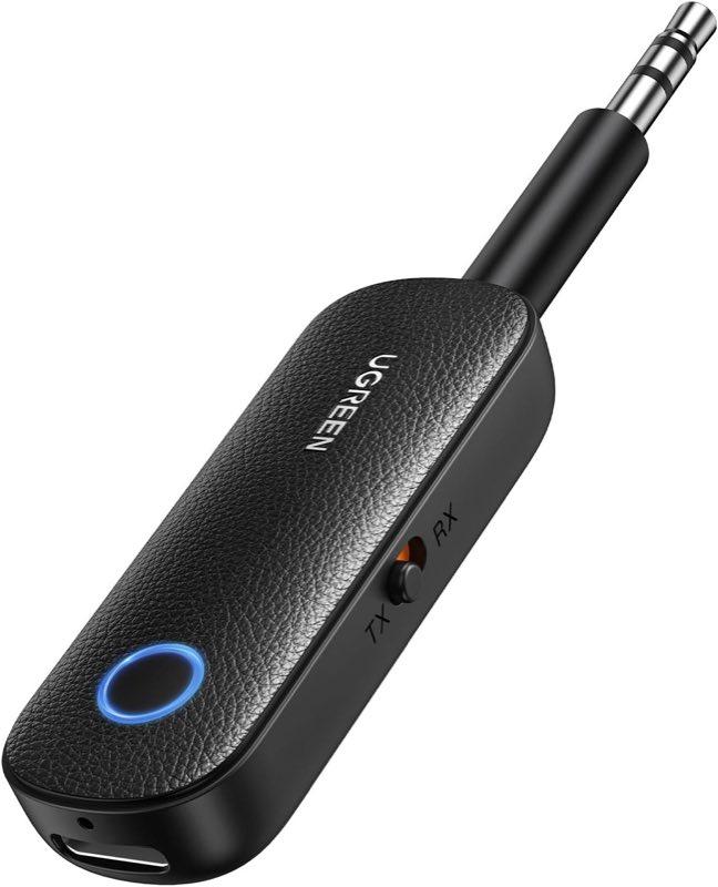 UGREEN Bluetooth Adapter AUX, Transmitter Klinke, 2-in-1
