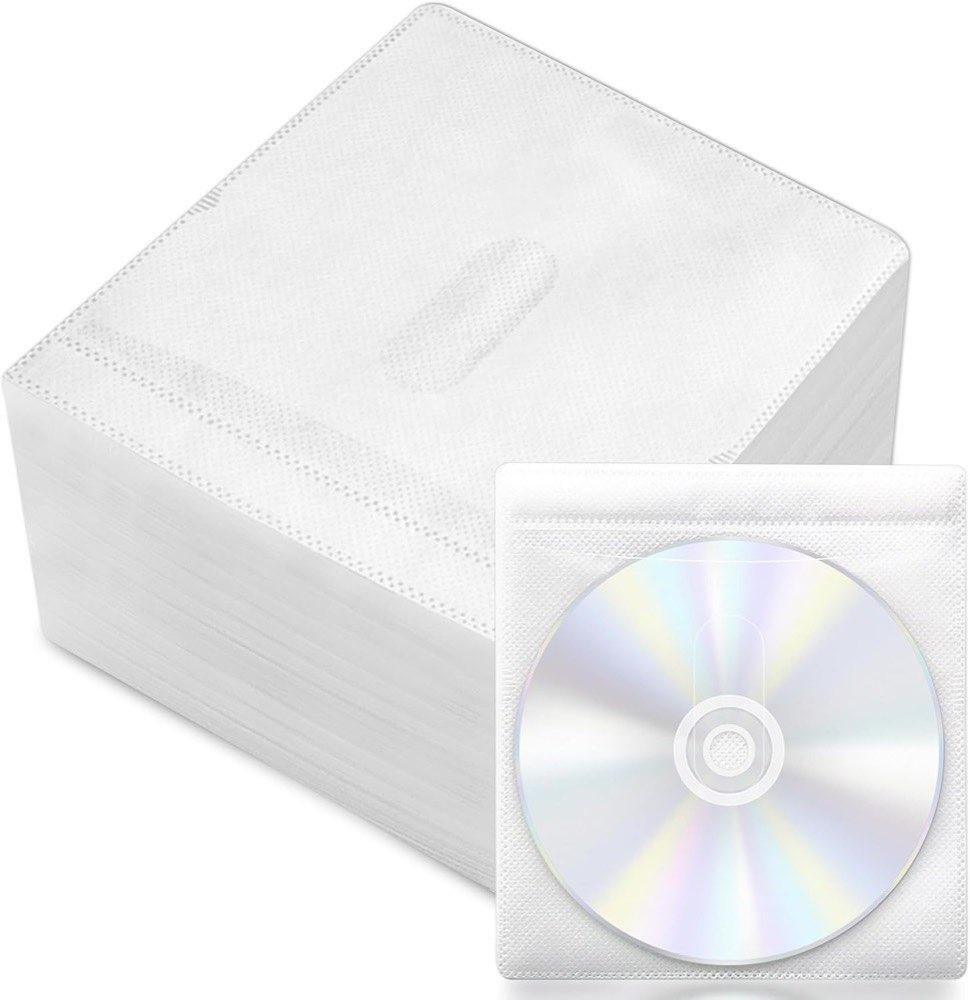 FSWWSF CD/DVD-Hüllen, 100 Stück, doppelseitig