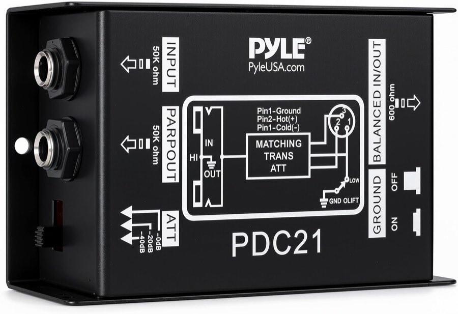 Pyle PDC21 passive DI-Box