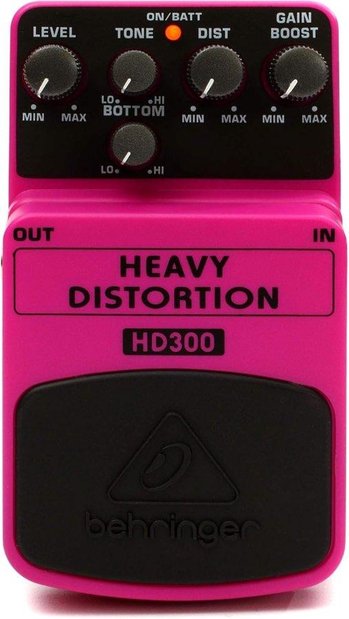 Behringer HEAVY DISTORTION HD300 Heavy Metal Distortion Effektpedal