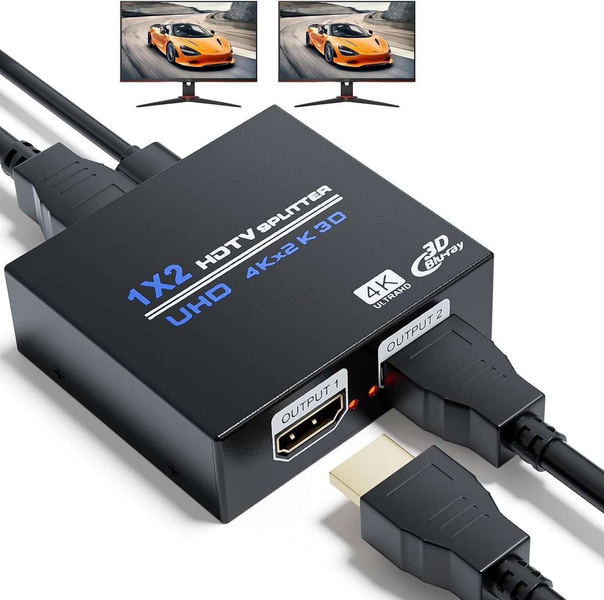 BolAAzuL HDMI-Splitter 1 auf 2