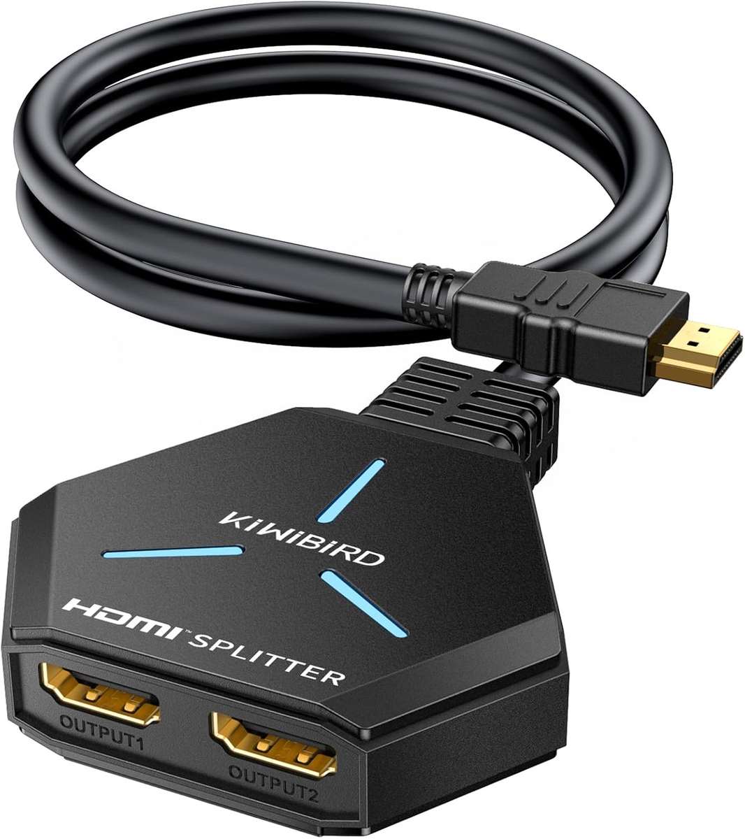 KiWiBiRD HS-001 HDMI-Splitter 1 auf 2