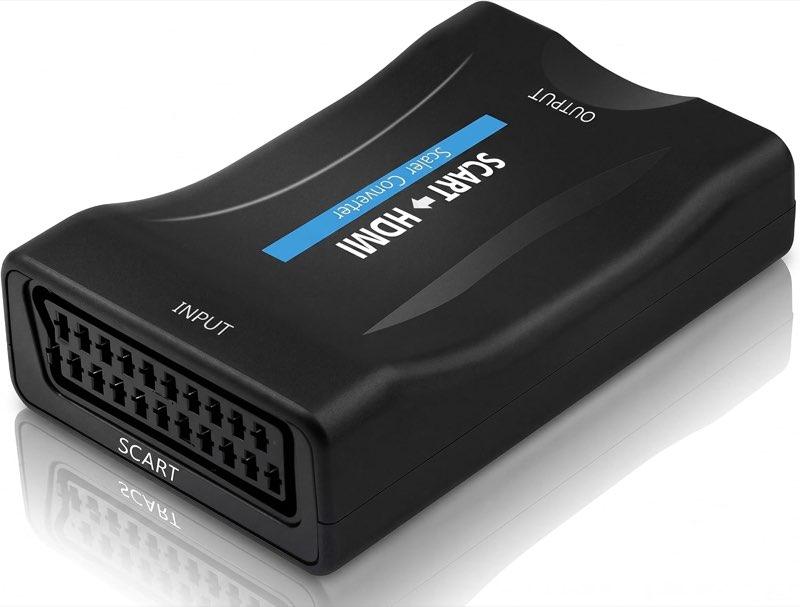 QGECEN Scart-auf-HDMI