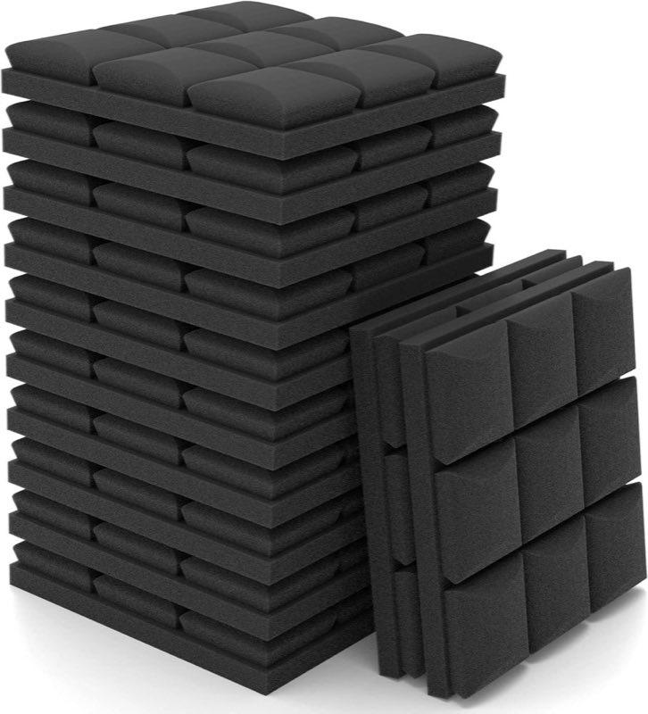 Pyramidenschaum selbstklebend, 12 Stück, 5 cm