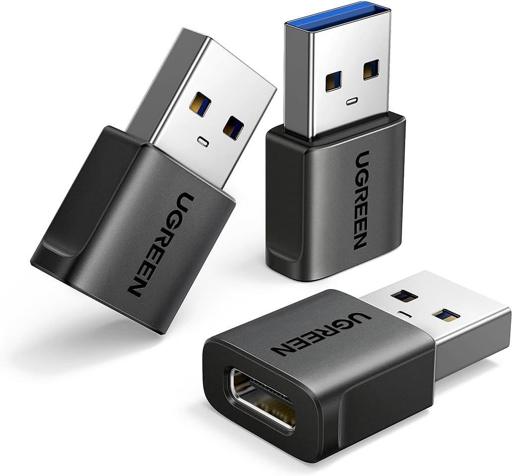 UGREEN UGREEN USB-A-Stecker auf USB-C-Buchse, 3 Stück