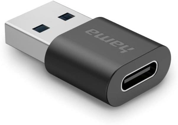 Hama USB-A-Stecker auf USB-C-Buchse