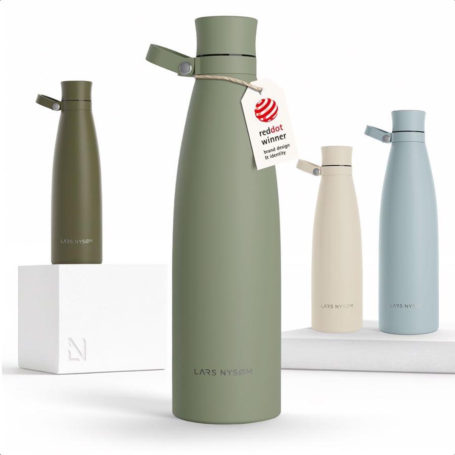 LARS NYSØM Isolierflasche 1,0 l Sage Green