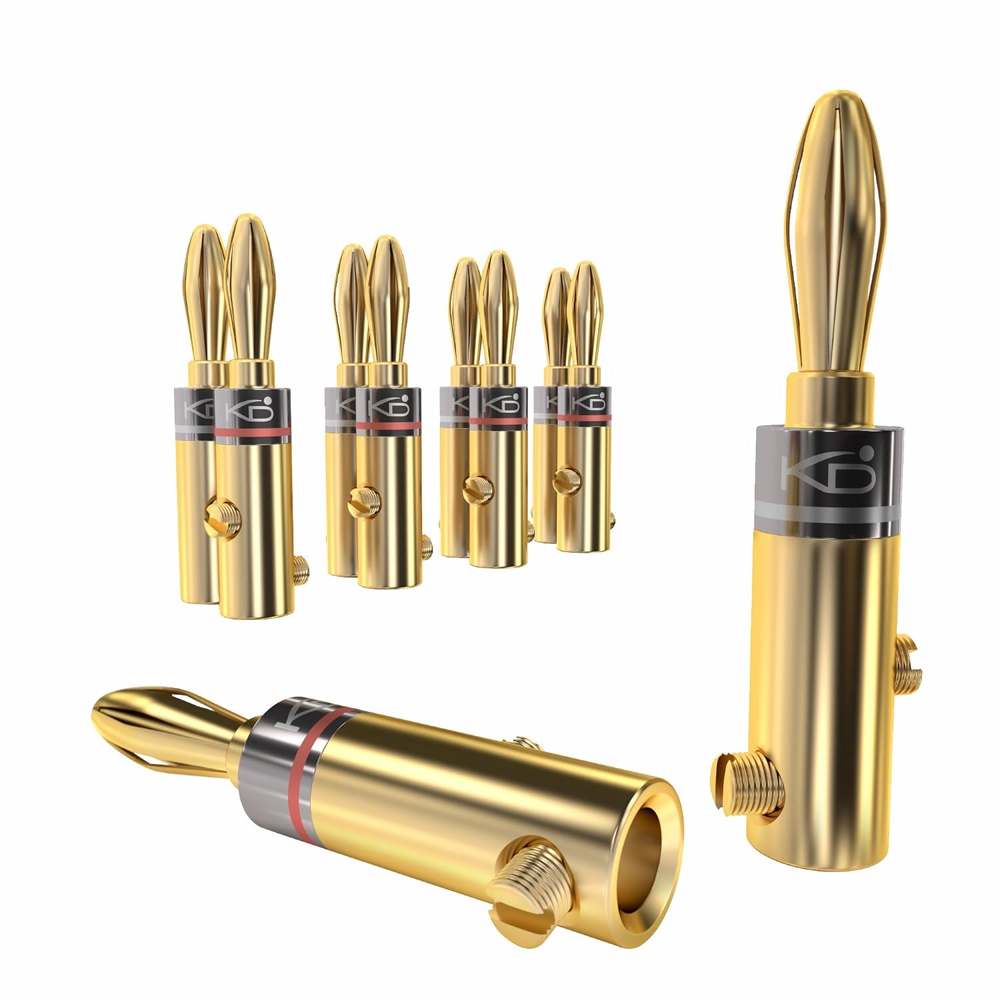 KabelDirekt KabelDirekt Bananenstecker, 5 Paare