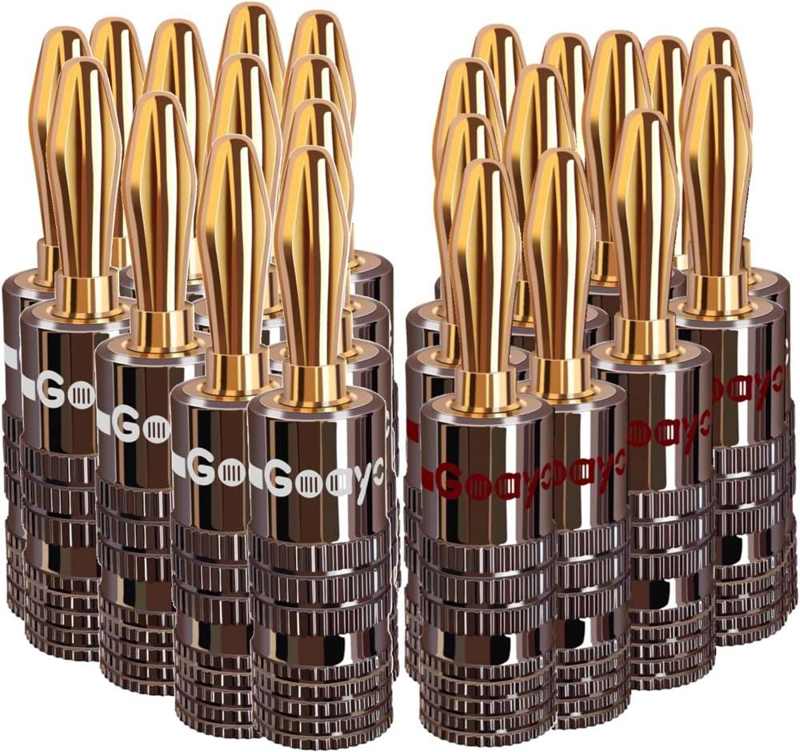 Goaycer Bananenstecker, 12 Paar