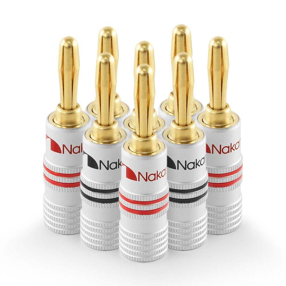 Nakamichi Bananenstecker, 8 Stück