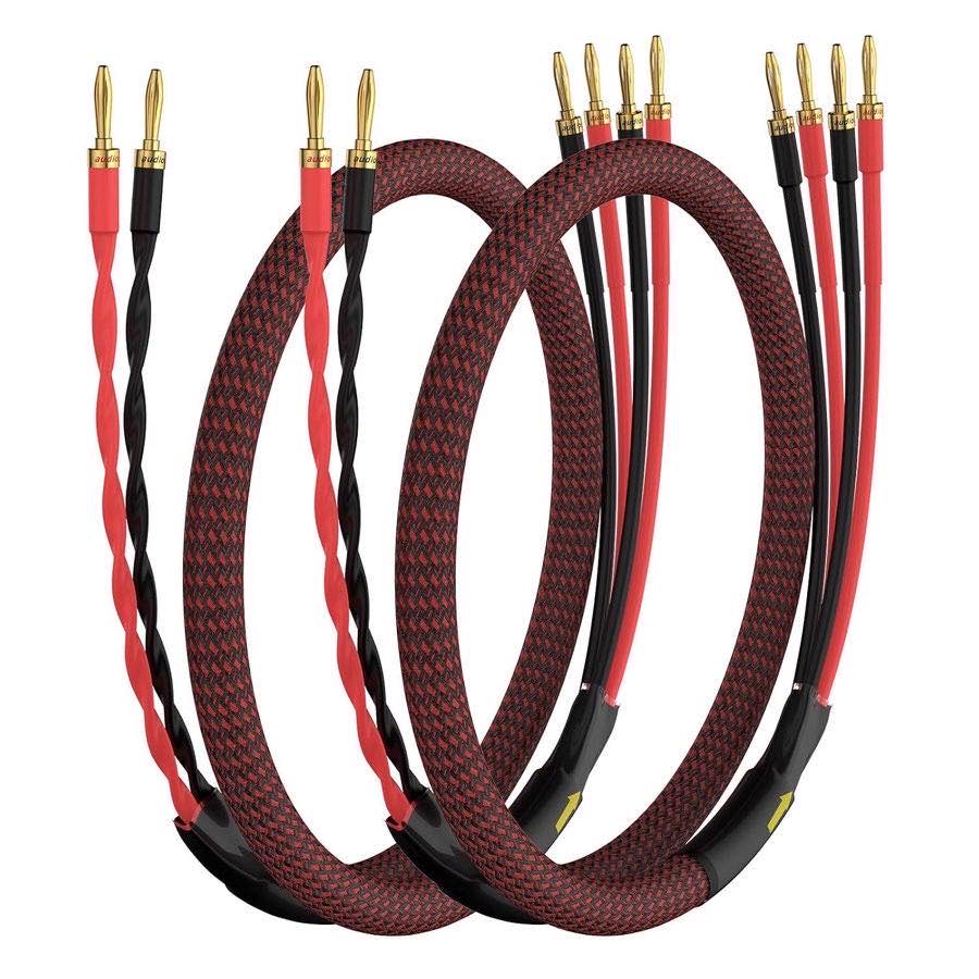 Audiocrast Bi-Wiring-Kabel, 3 m