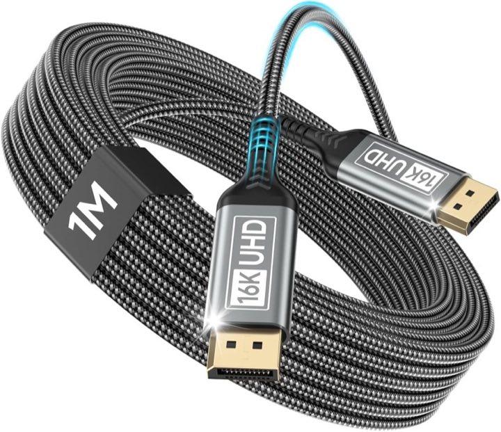 Nersligek DisplayPort-Kabel, 1 m