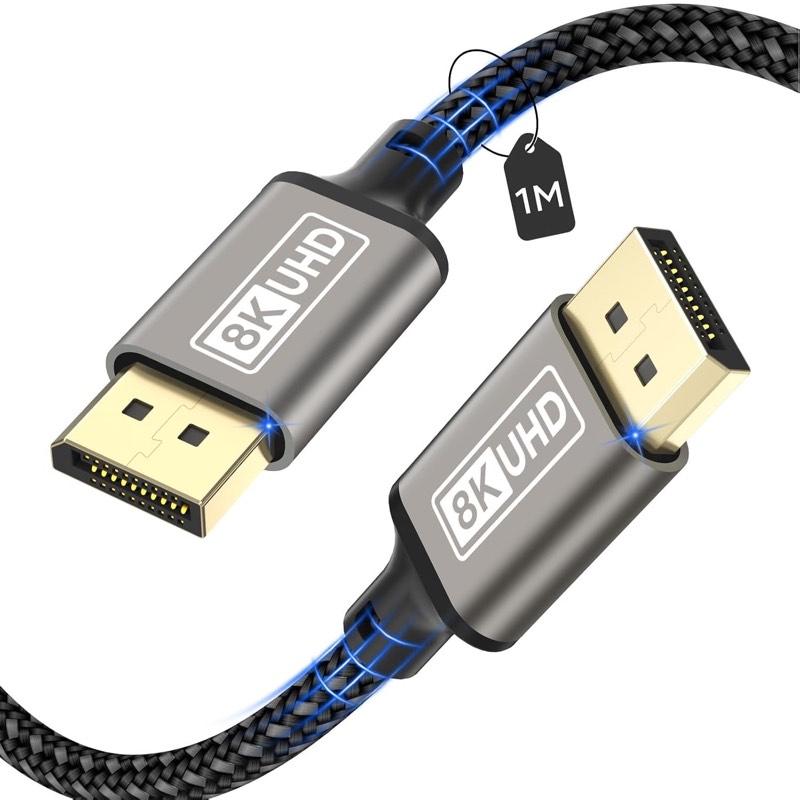 layajia DisplayPort-1.4-Kabel, 1 m