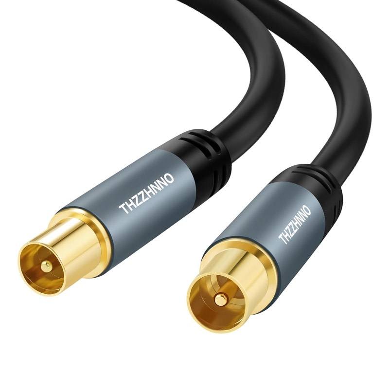 Thzzhnno RG6 TV-Antennenkabel 1 m